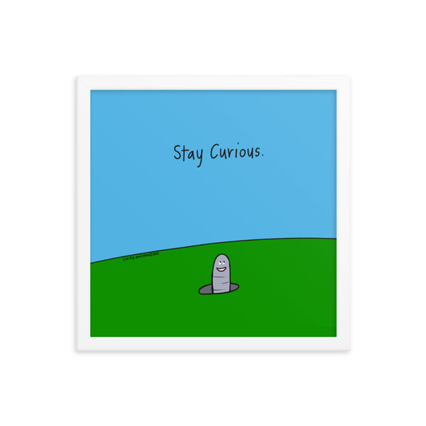 Stay Curious (framed)
